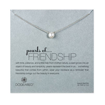 Silver Pearl of Friendship Dogeared Accent On The Rocks LLC